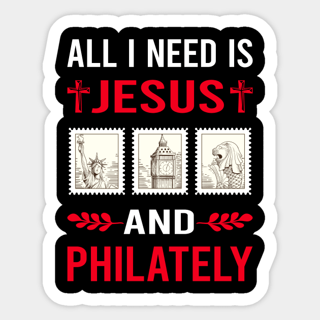 I Need Jesus And Philately Postage Stamp Stamps Sticker by Good Day